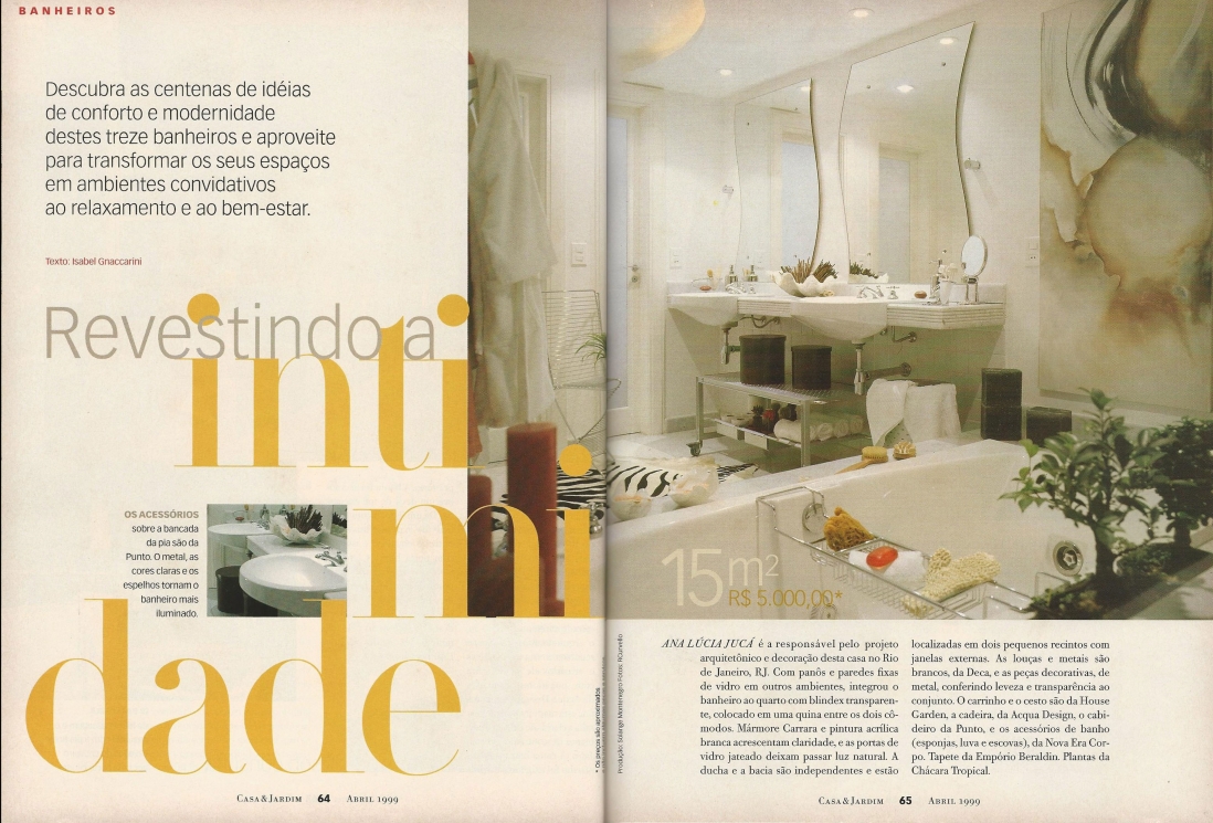 Ana Lúcia JucáCASA & JARDIM – 04/1999