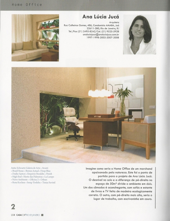 Ana Lúcia JucáCASA COR 2009