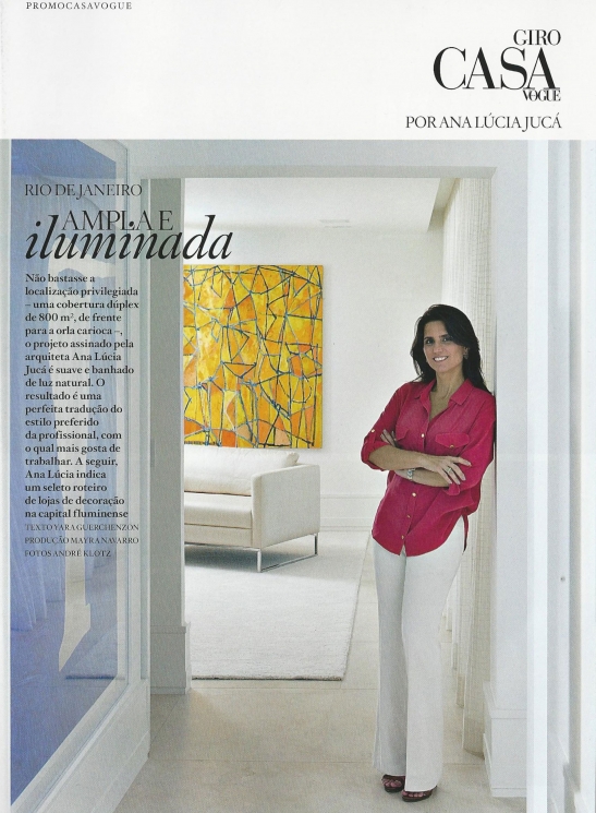 Ana Lúcia JucáCASA VOGUE – 08/2012