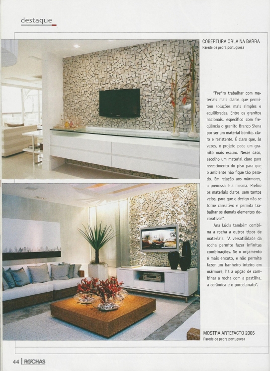 Ana Lúcia JucáROCHAS DE QUALIDADE – 05/2009