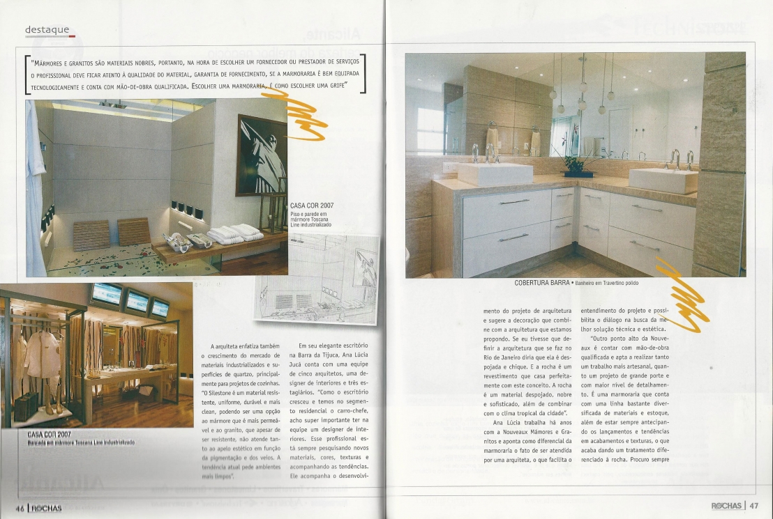 Ana Lúcia JucáROCHAS DE QUALIDADE – 05/2009