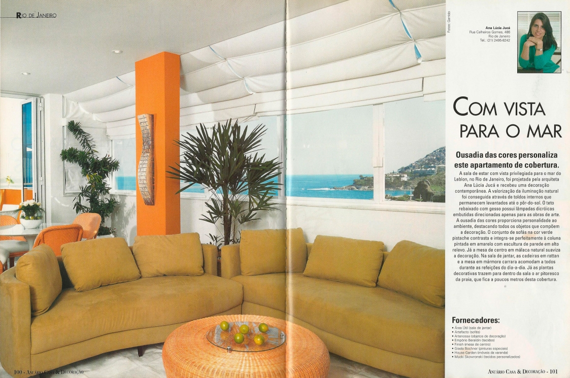 Ana Lúcia JucáCASA & DECORAÇÃO – 2003