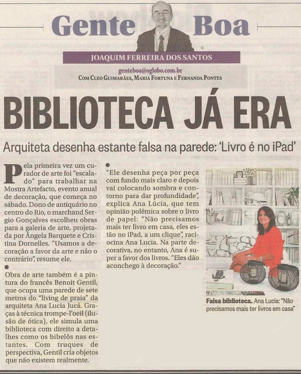 Ana Lúcia JucáO GLOBO – 21/03/2013