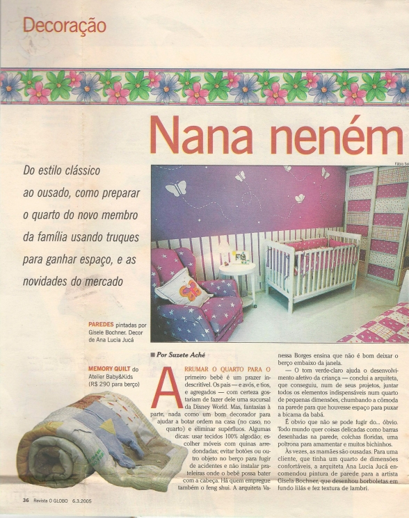 Ana Lúcia JucáO GLOBO – 06/03/2005