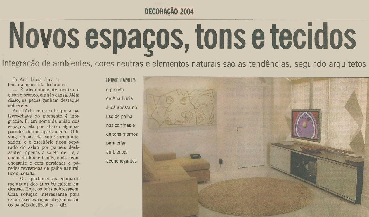 Ana Lúcia JucáO GLOBO – 21/10/2004