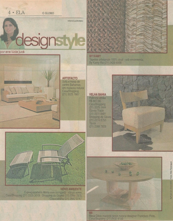 Ana Lúcia JucáO GLOBO – 29/04/2006