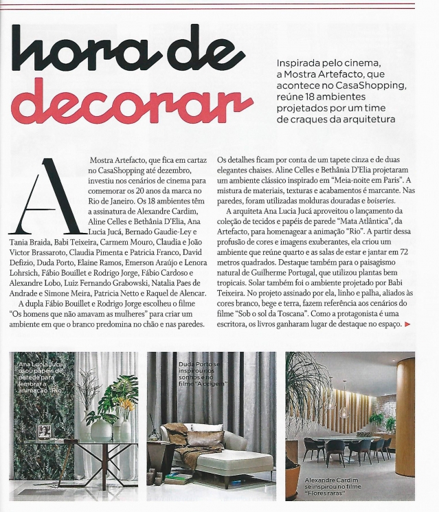 Ana Lúcia Jucá(Português do Brasil) REVISTA ELA – MARÇO/2018